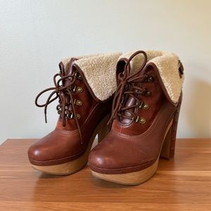 Lucky Brand shearling boots, size 7.5